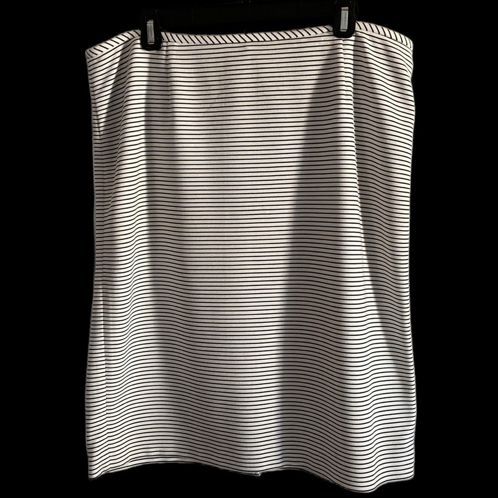 Calvin Klein Striped Pencil Skirt